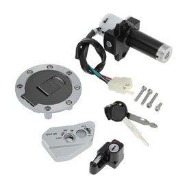 RATCHROLL Motorcycle Ignition Key Switch Set for Hawk 250 for TBR7, Motorbike Ignition Switch Lock with Lock Cylinder, Starter Switch Lock with Keys, Anti-theft Lock, Helmet Lock, Gas Lock