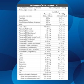 MULTIVIT MEN - Maklen Multivitaminico para Hombre + Omega 3 - Vitaminas y Minerales Esenciales para Salud Masculina - 120 Softgels de 1,300 mg
