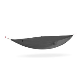 KAMMOK: Roo Single Ultra Light Hammock | Strong & 100% Recycled Fabric | Water Resistant, Ripstop Fabric | Comfortable, Packable, Lightweight (Adventure Grade, Granite Gray