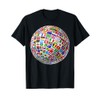 International World Flags T-shirt Flags World Map Tshirt T-Shirt