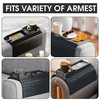 Couch Cup Holder with 2 Cork Coasters | Couch Caddy