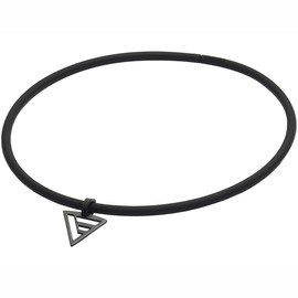 Phiten RAKUWA Neck EXTREME Delta Necklace, 17.7 inches (45 cm) / 19.7 inches (50 cm) [Relieves Shoulder and Neck Stiffness] [Adopts Phiten Advanced Metax Technology]