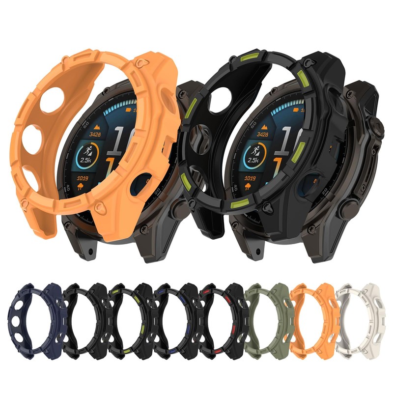 AWADUO Compatible with Garmin Fenix 8 51mm Protective Case Cover,