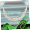 Sosoport Crab Climbing Toys Reptile Rope Ladder and Habitat Decor