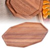 Tea Plate Natural Wood Environmental Protection Uniform Texture Odorless Serving