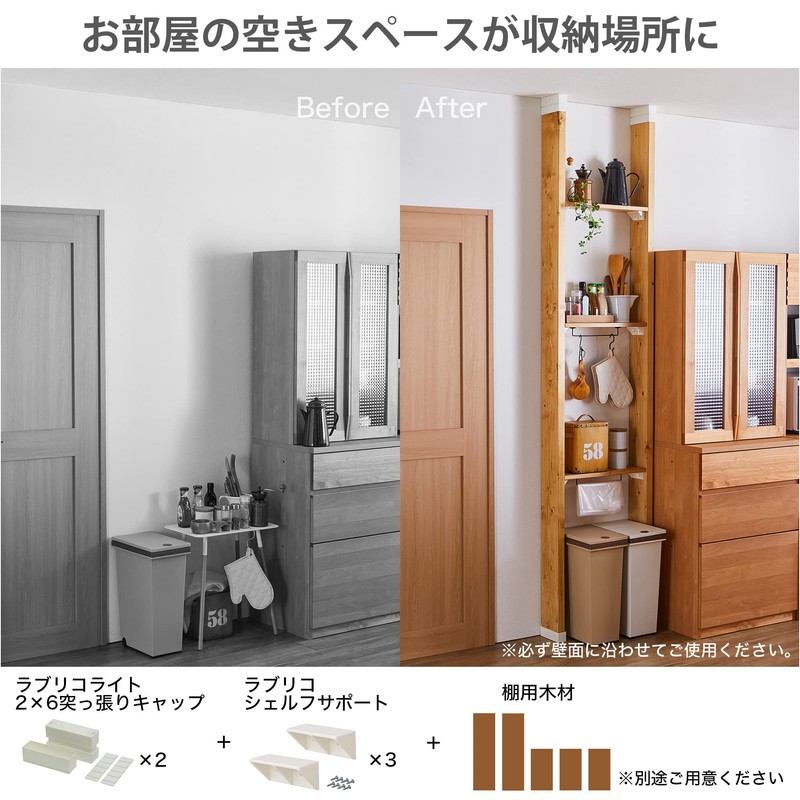 Heian Shindo Kogyo LABRICO DIY Storage Parts 2 x 6