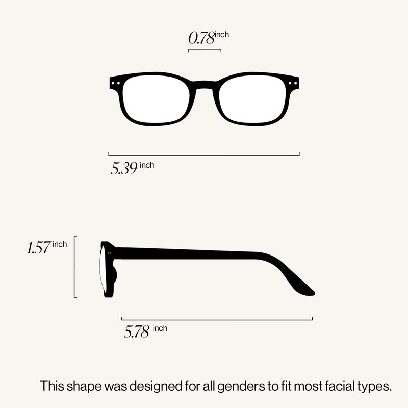 Ijipiji Reading Glass +2.5#B-TORTOISE