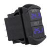 Car DC 10V-60V Blue LED Digital Dual Voltmeter Universal for