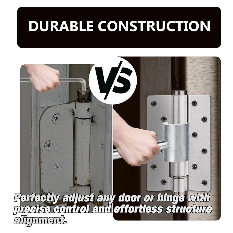 Door Hinge Adjustment Tool, Double Head Door Gap Adjusting Wrench