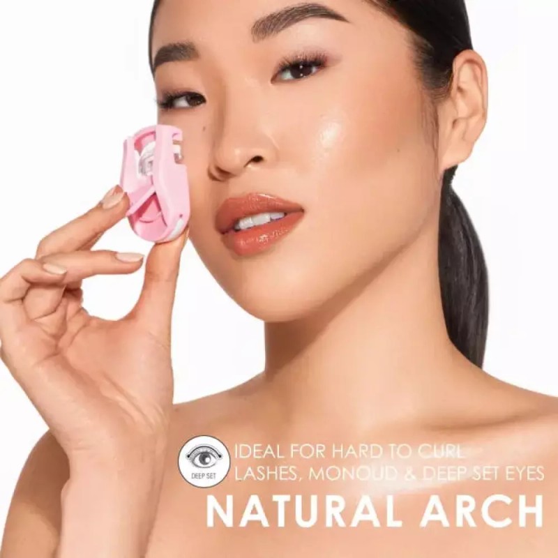 JAPONESEK 여행용 속눈썹 컬링기(핑크 2팩) JAPONESEK Travel Eyelash Curler (Pink,