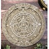 Aztec Maya Solar Sun Xiuhpohualli & Tonalpohualli Wall Calendar Plaque