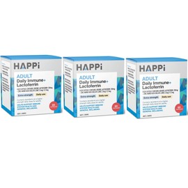 Happi Adults Daily Immune + Lactoferrin 3 x 60 Capsules - Special Bundle