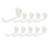 sourcing map 10 Grid Wall Hooks, 3 Inch Grid Wall