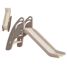 Toddler Slide Large Play Climber Slide PlaySet with Extra Long Slipping Slope Indoor Slide Kids Slide Toddler Playground Toddler Slide Outdoor Toys for Toddlers (Brown)