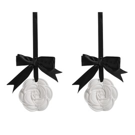 Doyime Aroma Stone, Hanging Type, Set of 2, Charm, Rose, Portable, Car Air Freshener, Aroma Oil
