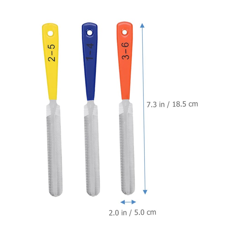 BIUDECO Kit Guitar Nut Fret File for Electric Guitar Banjo