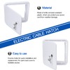 RV Trailer Electric Power Cord Cable Hatch with 2 Keys,