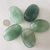 Manekieko Natural Green Fluorite Worry Stones Oval Palm Pockets Healing