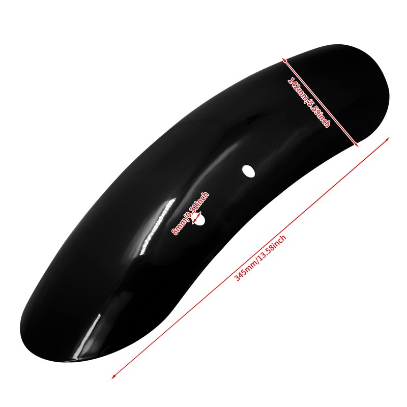 HDBUBALUS Motorcycle Front Fender Mudguard Mud Guard Mudguard Iron Harley