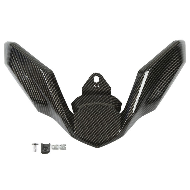 Motorcycle Front Beak Cover Carbon Fiber Style Fairing Wheel Extender