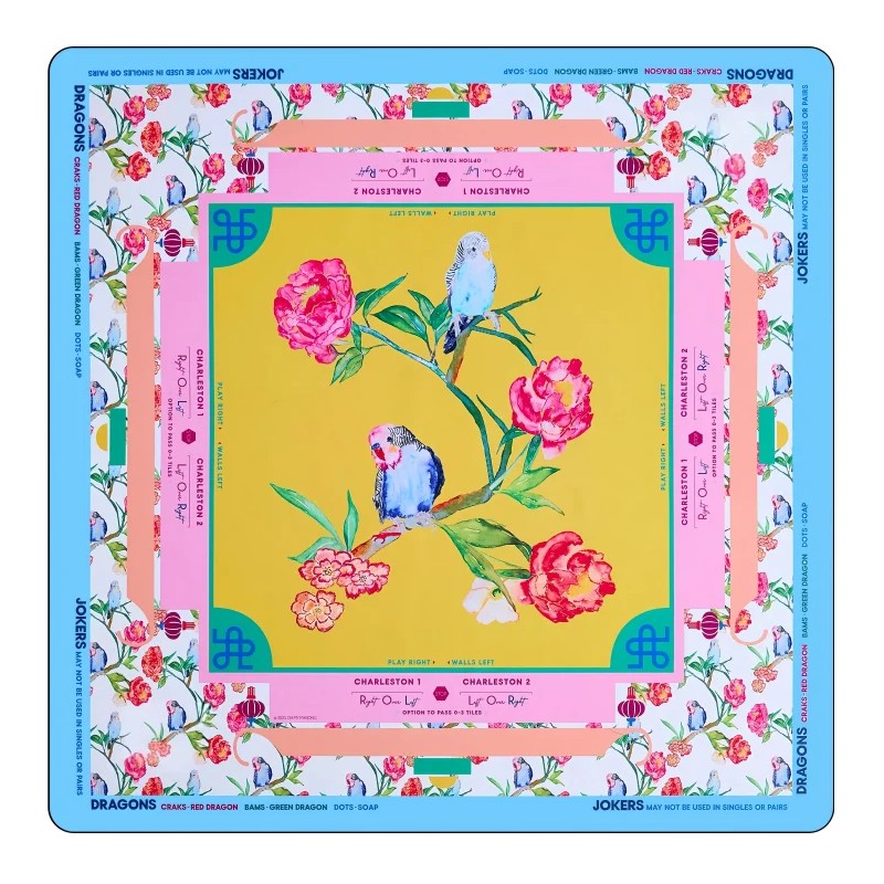 Luxury American Mahjong Mat Microfiber Mahjong Mat Waterproof Stain Resistant