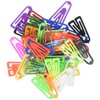 Baumgartens Plastiklips Paper Clips, Small, Smooth, Assorted Colors, 1,000/Box