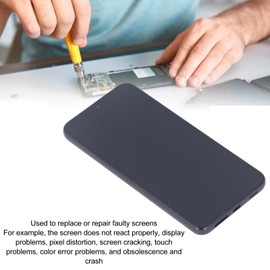 Reemplazo de Pantalla para S22 Plus, Pantalla OLED Digitalizador de Pantalla Táctil con Marco y Herramientas de Reparación para S22 Plus