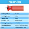 YELUFT 20pcs Water Level Sensor Module Droplet Water Sensor Rainwater