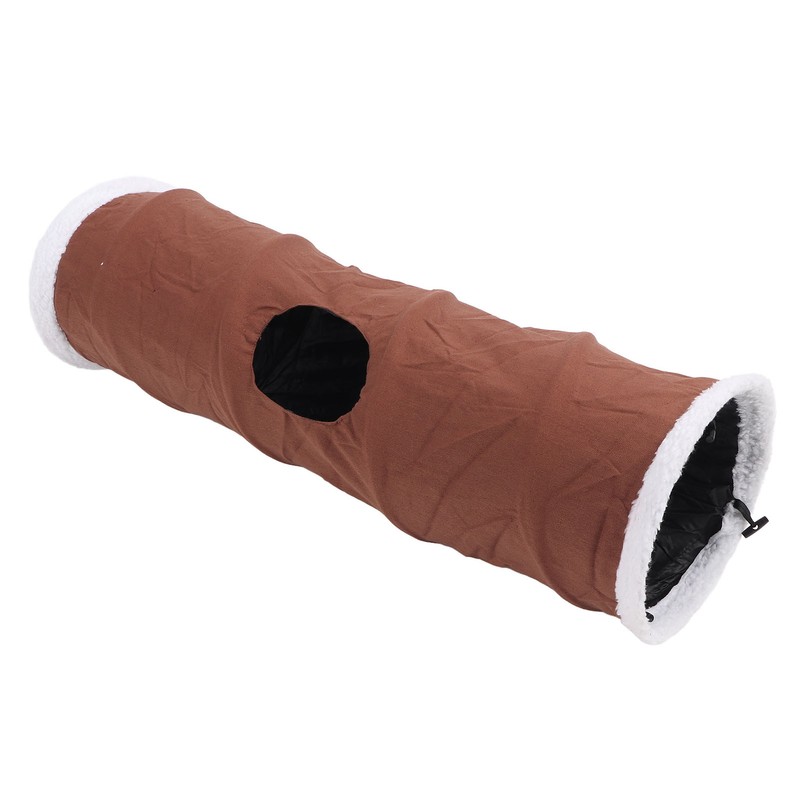 Foldable Cat Tunnel with Hanging Ball Interactive Fun Durable Collapsible
