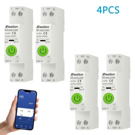 Unbranded/Generic Smart WiFi Circuit Breaker Switch Tuya APP Enabled Circuit Breaker for Home T7Z0 - 4