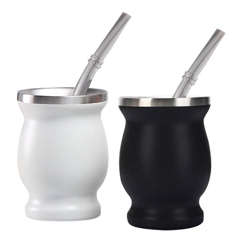 8oz 304 Stainless Steel Gourd Cup Double Layers Vacuum Insulation