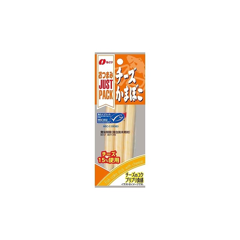 Natori Just Pack Cheese Kamaboko, 1.2 oz (36 g) x