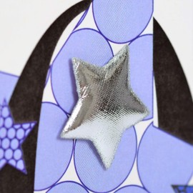 Claire Giles Hearts and Stars Welsh Penblwydd Hapus Happy 30th Birthday Card - Blue