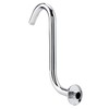 Bathroom Accessory 8inch 201 Stainless Steel High Rise S‑Curved Shower