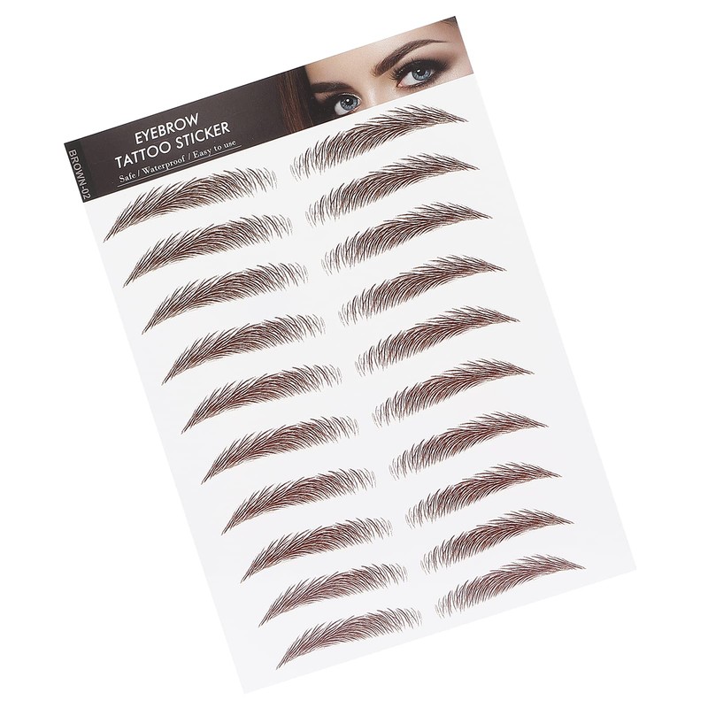 Pegatina de Transferencia de Cejas para Mujeres Pegatinas de Tatuaje