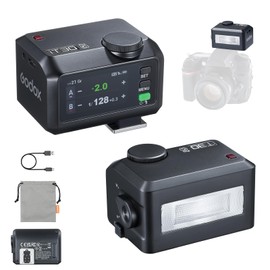 Godox iT30Pro-C TTL Mini Flash for Canon Cameras, Touchscreen 1/8000s HSS 2.4G Wireless Flash Speedlite, Built-in Battery