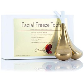 Floraison Unbreakable Stainless Steel Magic Cooling Beauty Facial Sticks for Face, Neck & Body Cryo Sticks & Cold Roller for face Puffiness & Wrinkles