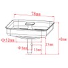 Square Sink Strainer Mesh Drain Water Stopper Basket, Anti-Blocking Waste