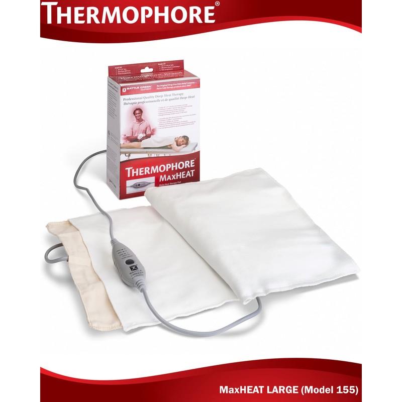 Thermophore MaxHeat Arthritis Pad Moist Heating Pad Size Large 14"