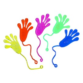 Debbery 30pcs Sticky Hands, Sticky Man Throw Toy in Vibrant Colors, for Party Bag Fillers, for Classroom Prizes and Kids' Birthday Parties