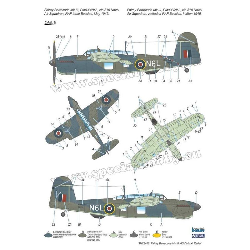 Special Hobby SH72408 Scale Model kit, Unpainted