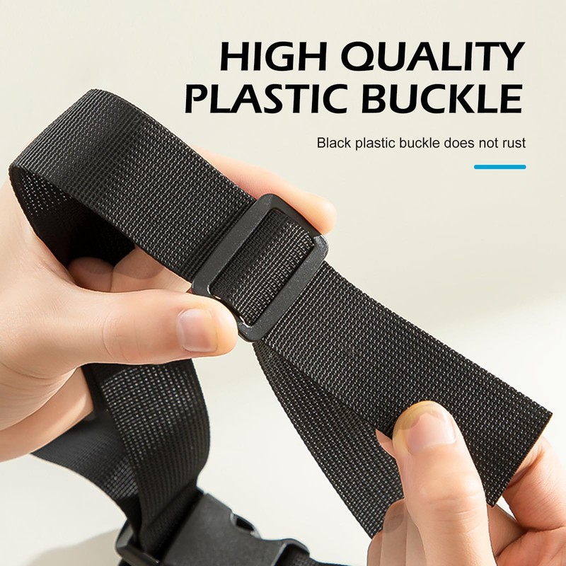 Zikefest 2PCS Car Battery Tie Down Strap, Adjustable Buckle Battery
