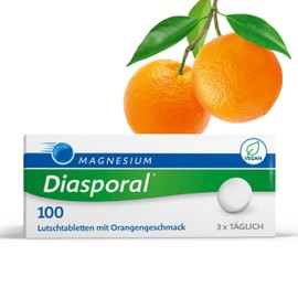 Magnesium Diasporal 100 Lozenges for Magnesium Deficiency Tension 100 mg Magnesium Per Tablet Pack of 50