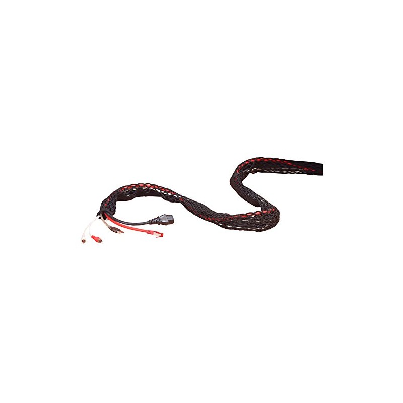 Callstel Cable Sleeve: Mesh Hose with Outlets and Zip, 2