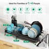 GSlife Expandable Dish Drying Rack - Stainless Steel Dish Rack