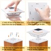 SIEDiNLAR Solar Post Lights Outdoor 2 Modes LED Fence Deck