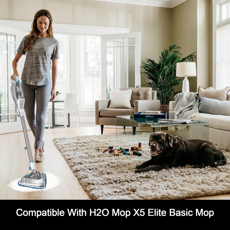 Kaket 3 Pack Microfibre Mop Pads Compatible with H2O H20