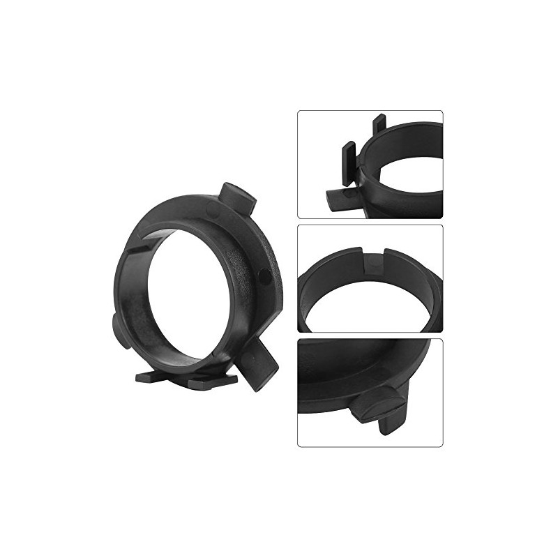 H7 LED Headlight Adapter, 1 Pair Plastic H7 LED Retainer