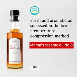 [HELLO KFOOD] Yecheon OMUI Korean Traditional Sesame Oil (6.08oz/180 ml)-Cold Pressed Pure Oil 100% Korean Sesame Seed