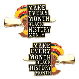 Juneteenth Hair Clips for Women African Map Hair Clips Enamel Power Fist Afro Queen Hair Barrettes Black History Month Juneteenth African Hair Accessories Outfits Party Favors